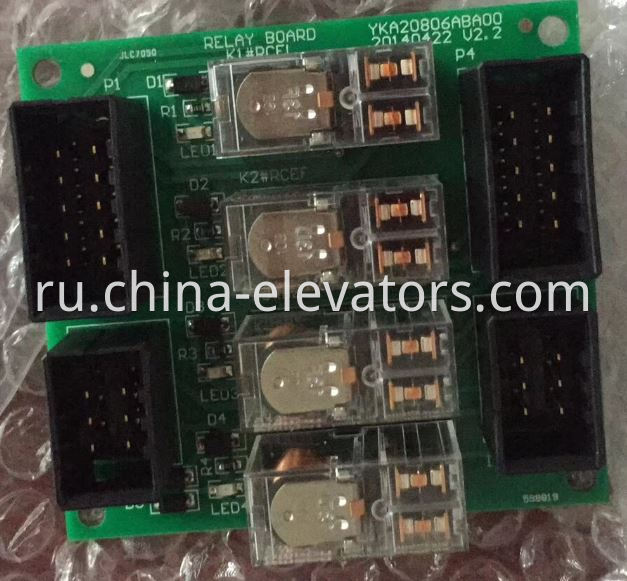 Fujitec Elevator RELAY BOARD YKA20806ABA00